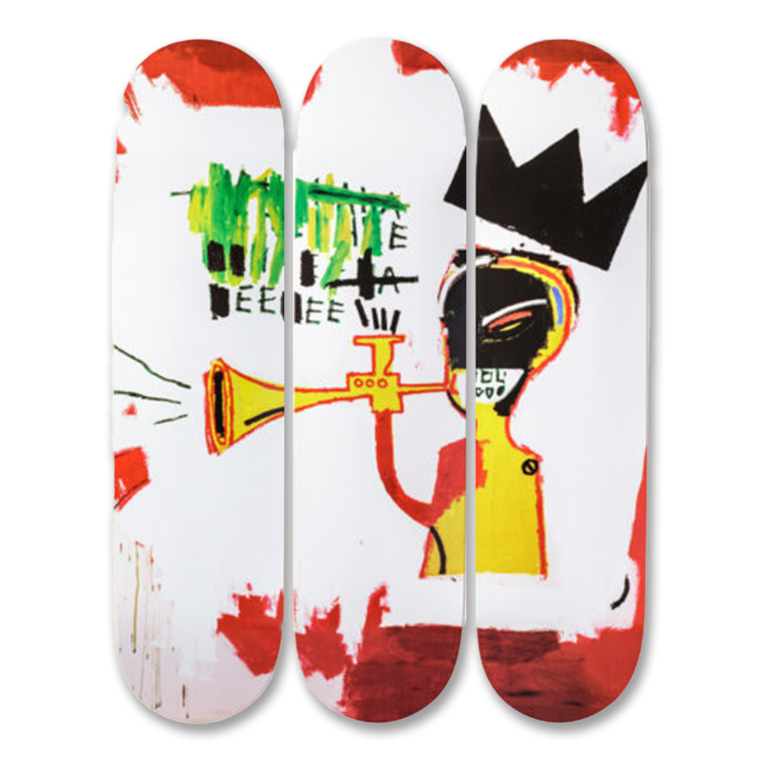 Jean-Michel Basquiat Robot Skateboard - The Skateroom — Ze Art Gallery